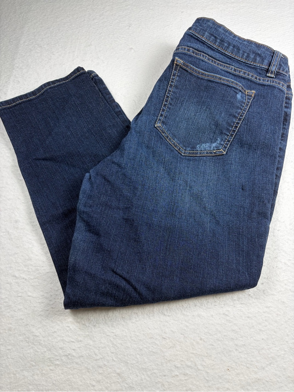 Apt. 9‎ Dark Blue Relaxed Crop Jeans